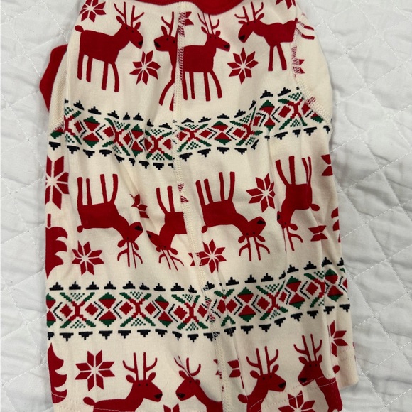 Hanna Andersson Red and Cream Dog Sweater - Picture 2 of 4